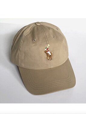Polo Ralph Lauren Unisex Cotton Baseball Cap Adjustable Hat Nubuck One Size